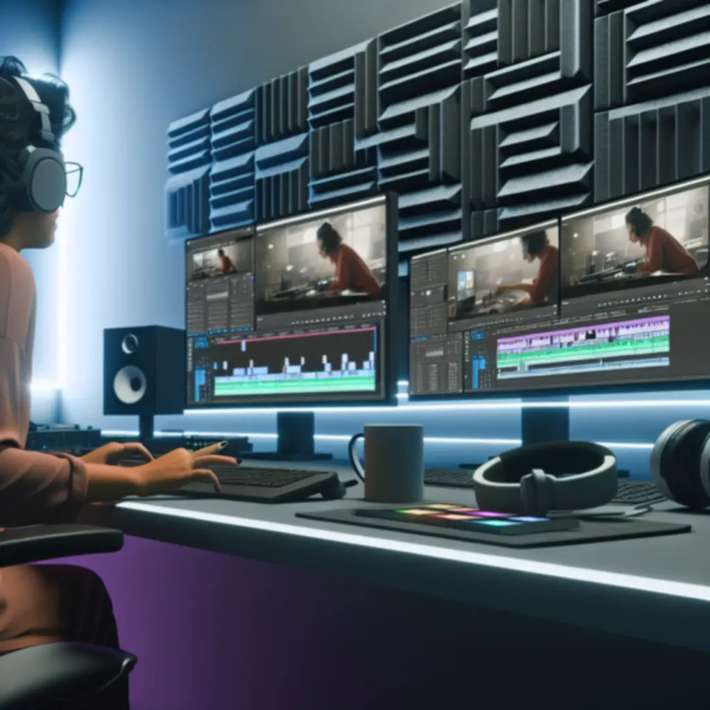 Editor van HetBesteHier aan het werk in de montagesuite